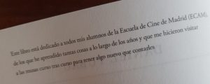 Dedicado a mis alumnos de la ECAM