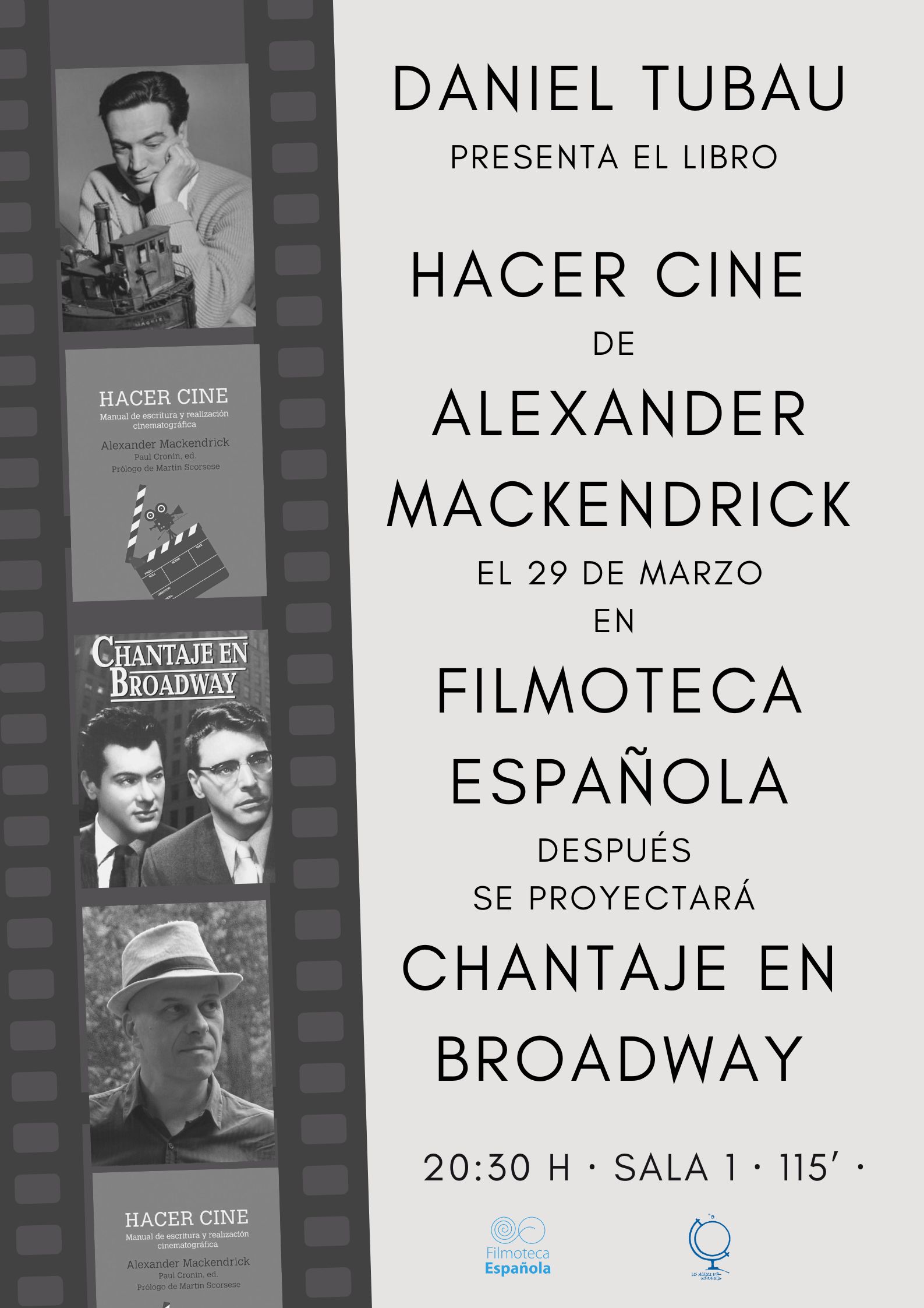 Mackendrick ataca de nuevo… en las librerías y en la Filmoteca