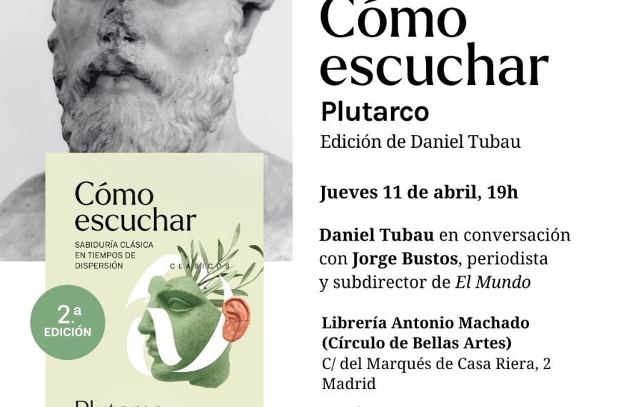 Presentación de Daniel Tubau en Madrid